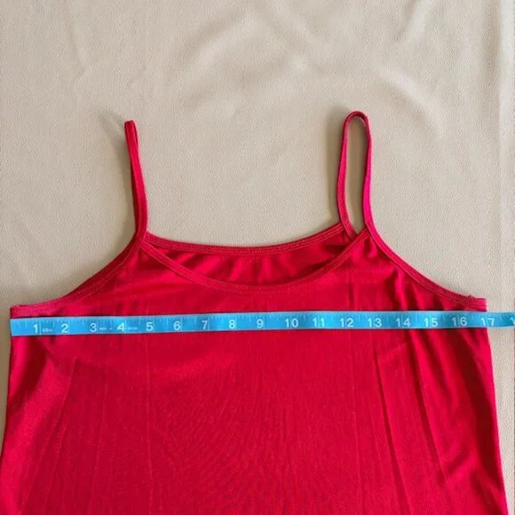 Figueroa & Flower Semi Sheer Womens XL Boho Tunic Blouse Buttons V Neck Camisole - Picture 9 of 11